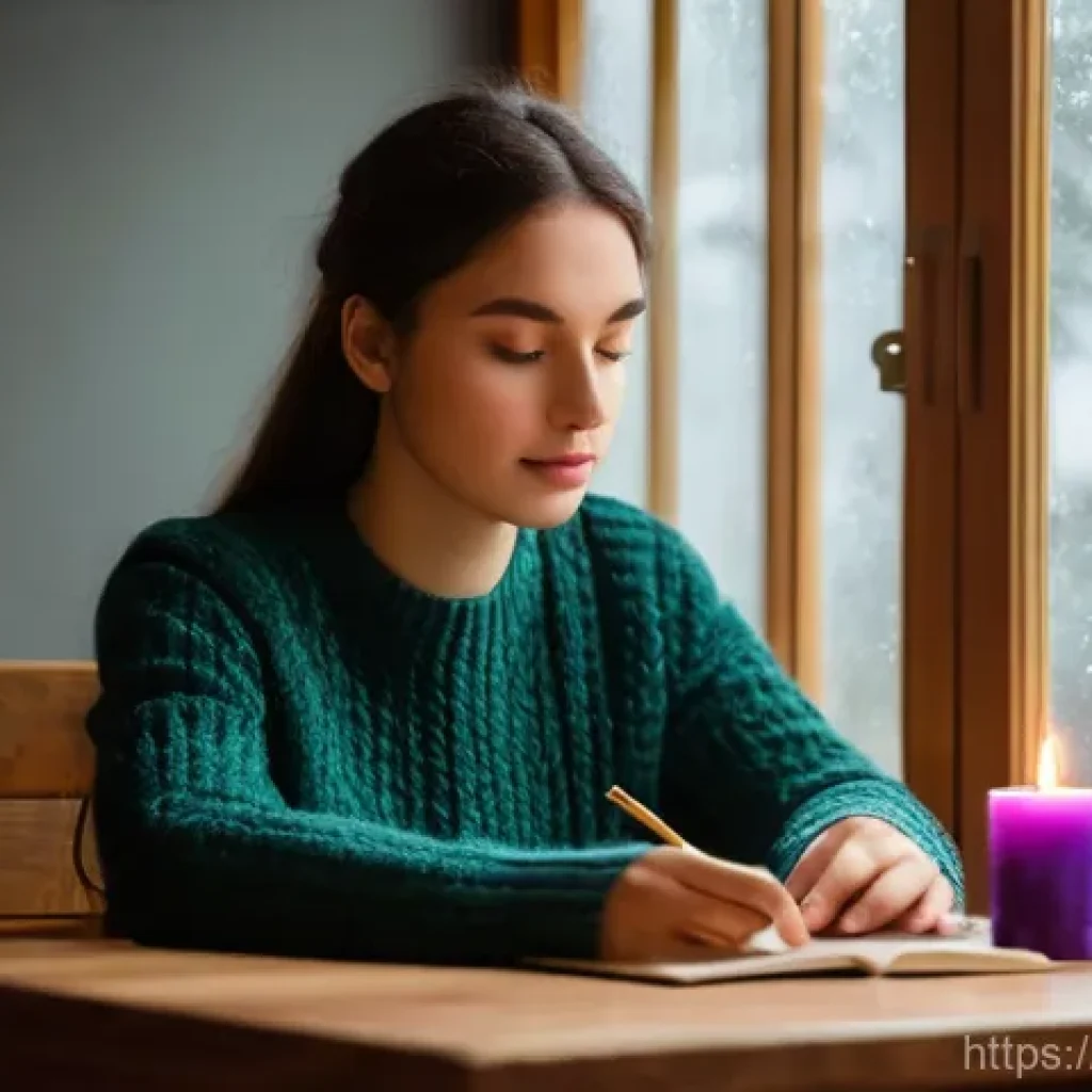 기독교의 대림절 - **Prompt 1: Serene Advent Reflection**
    A tranquil scene of a young adult, with a gentle, contemp...