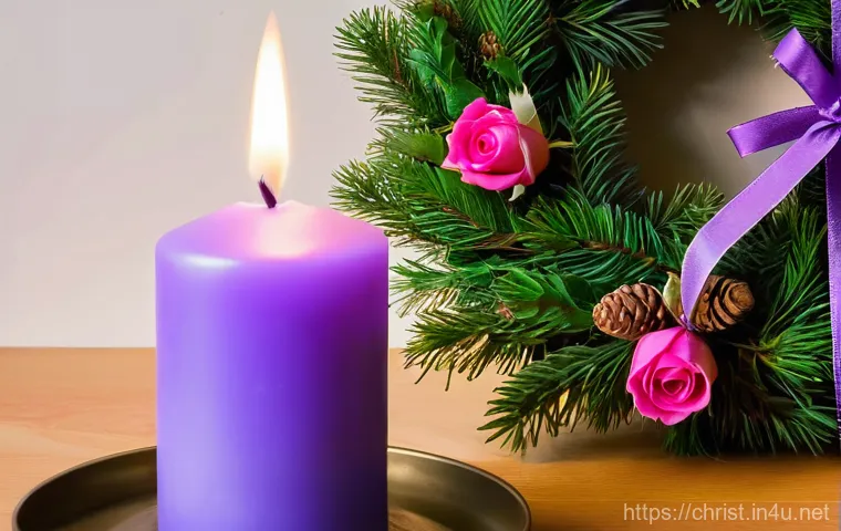 기독교의 대림절 - **Prompt 1: Serene Advent Reflection**
    A tranquil scene of a young adult, with a gentle, contemp...
