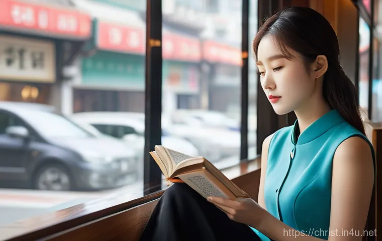 기독교와 목적 있는 삶 - **Prompt 1: Serene Reflection on Christian Purpose**
    "A young Korean woman, dressed in a stylish...