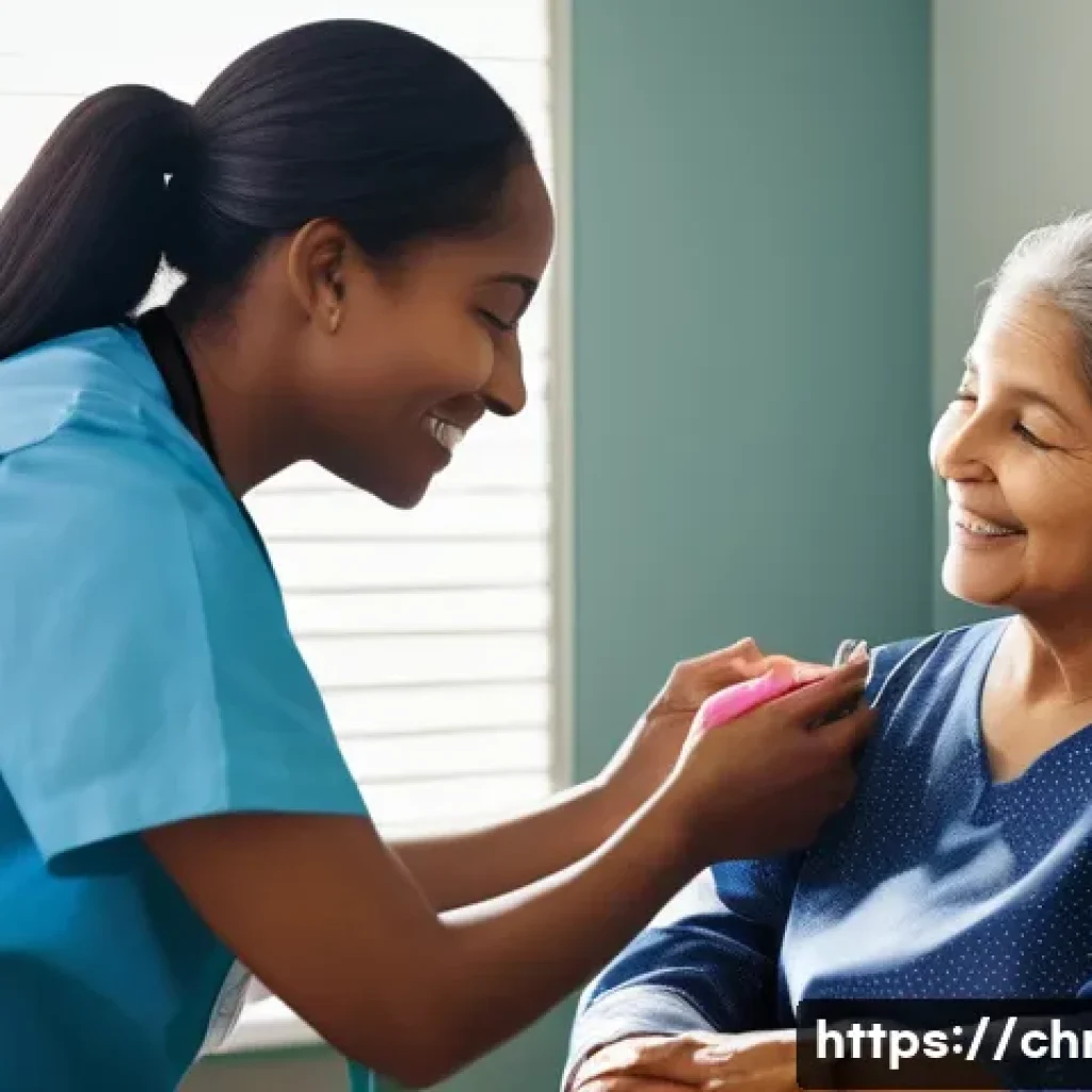 기독교 자선 단체 - A compassionate scene at a modern Christian charity medical clinic, showing diverse healthcare volun...